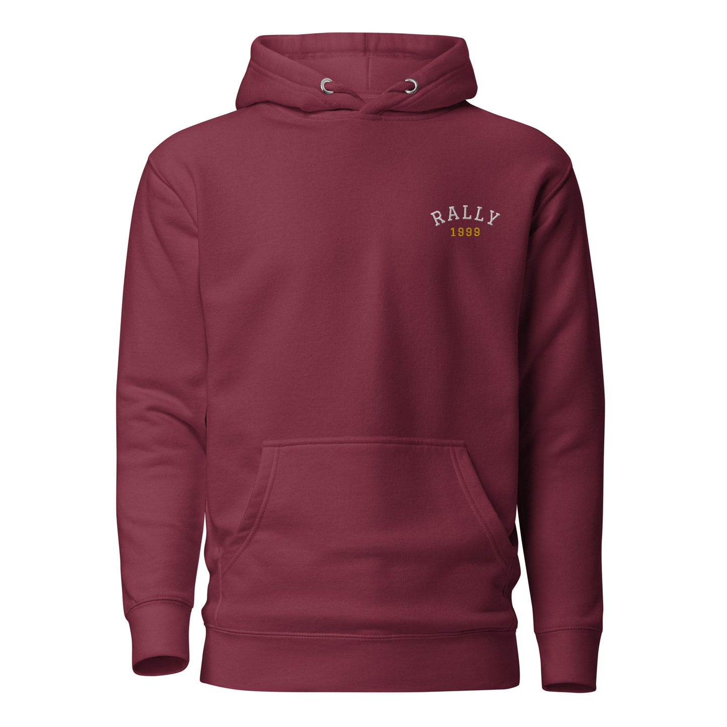 Sudadera Rally bordada color con capucha