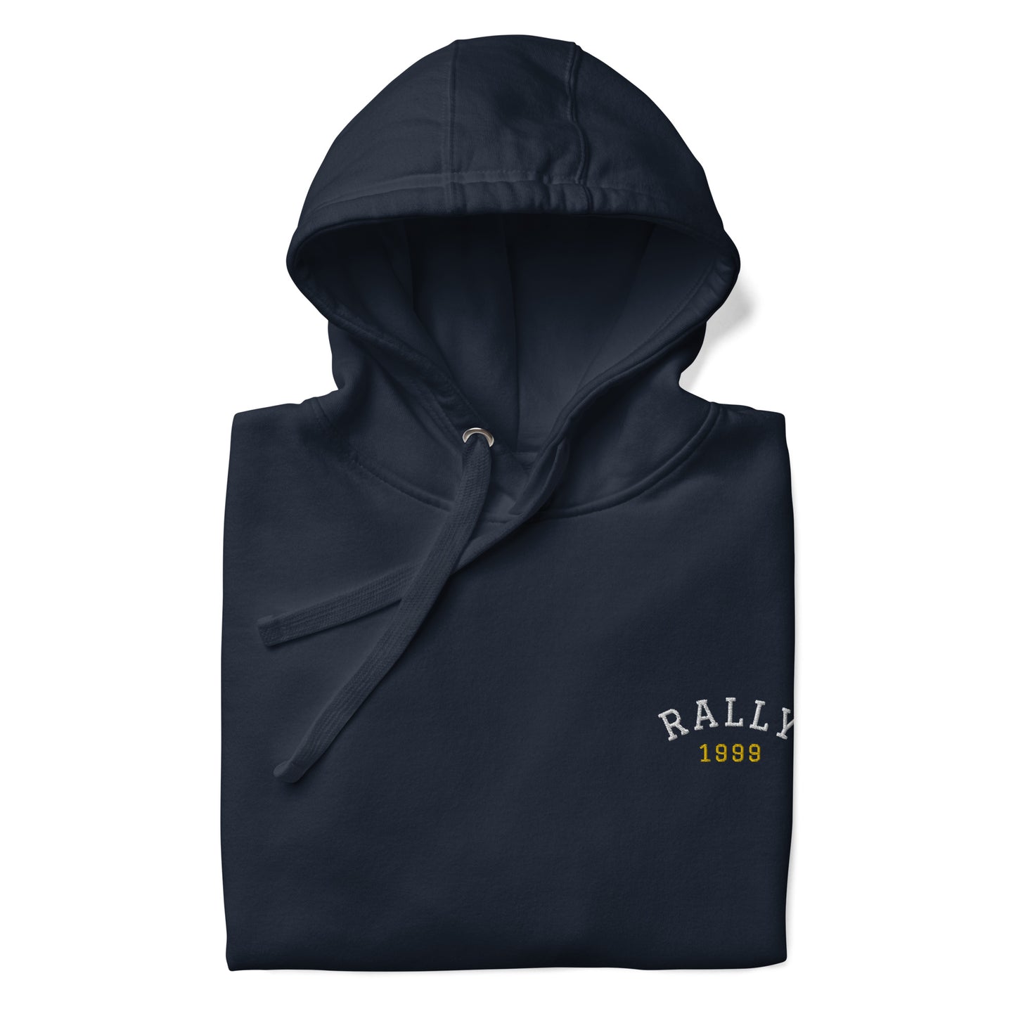 Sudadera Rally bordada color con capucha